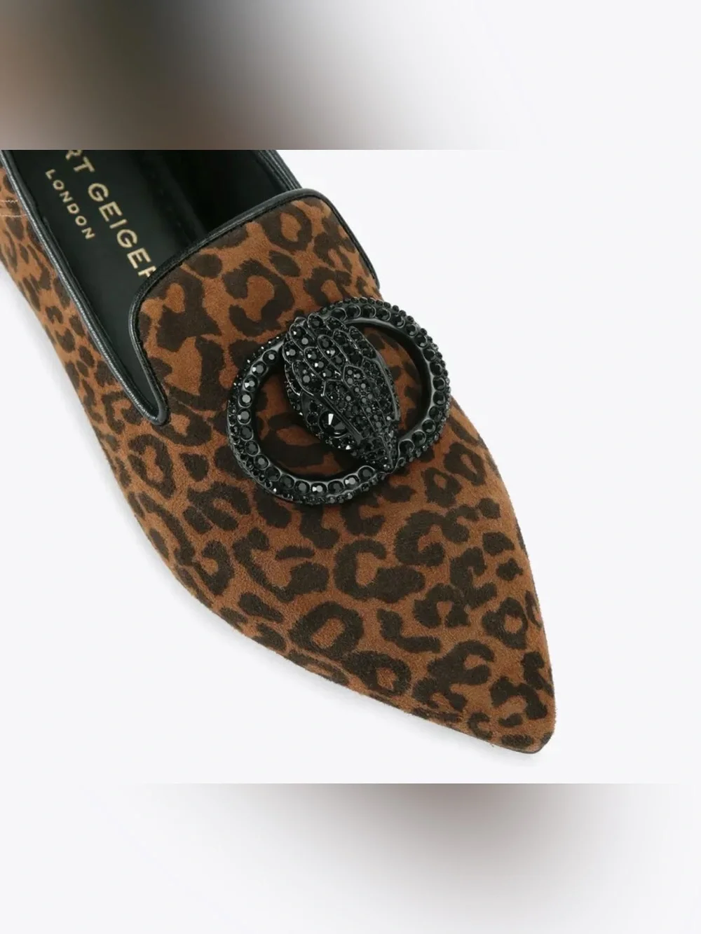 Leopard Print Women's Slip-On Loafer in Brown